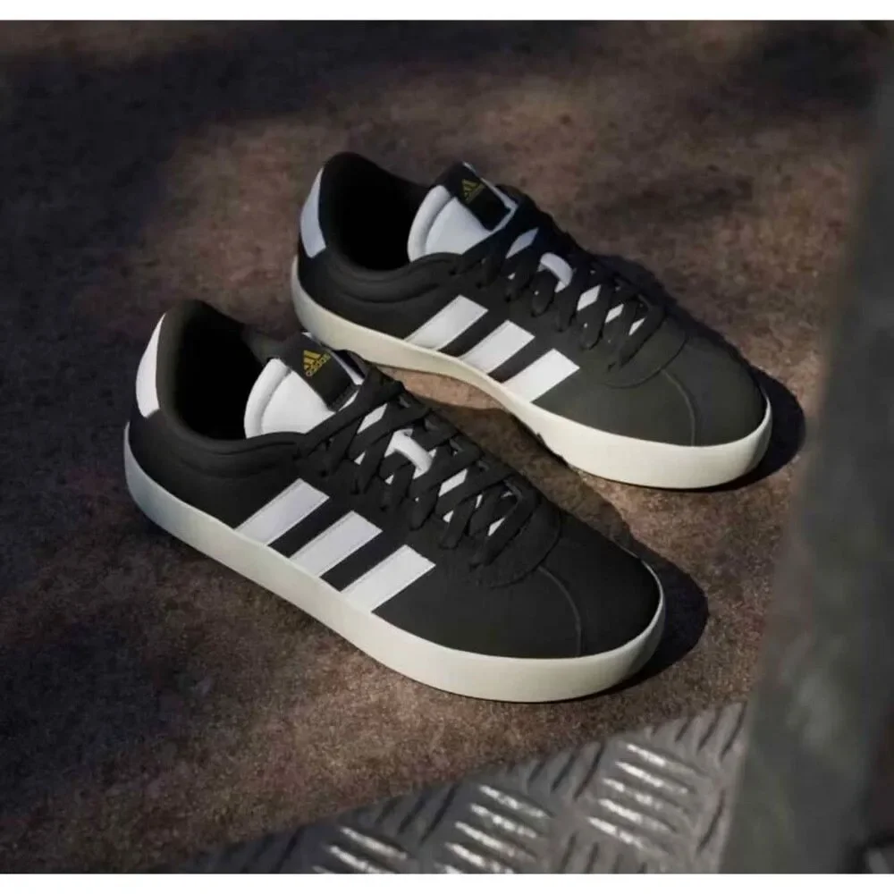 Adidas VL Court 3.0 Core Black Cloud White Women's Size 10